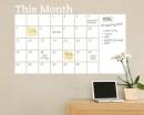 Write & Wipe - Monthly Chalkboard